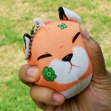 Lucky Fox Squishy Ball Keychain