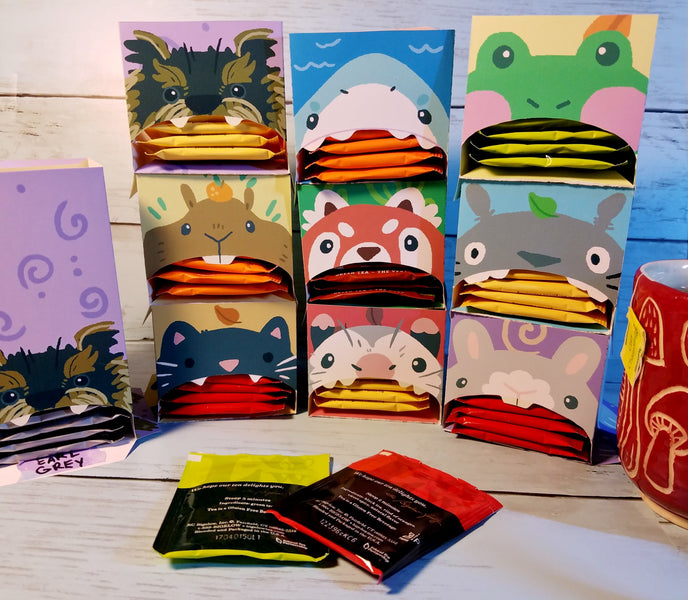 Tea Dispenser Papercraft Tutorial