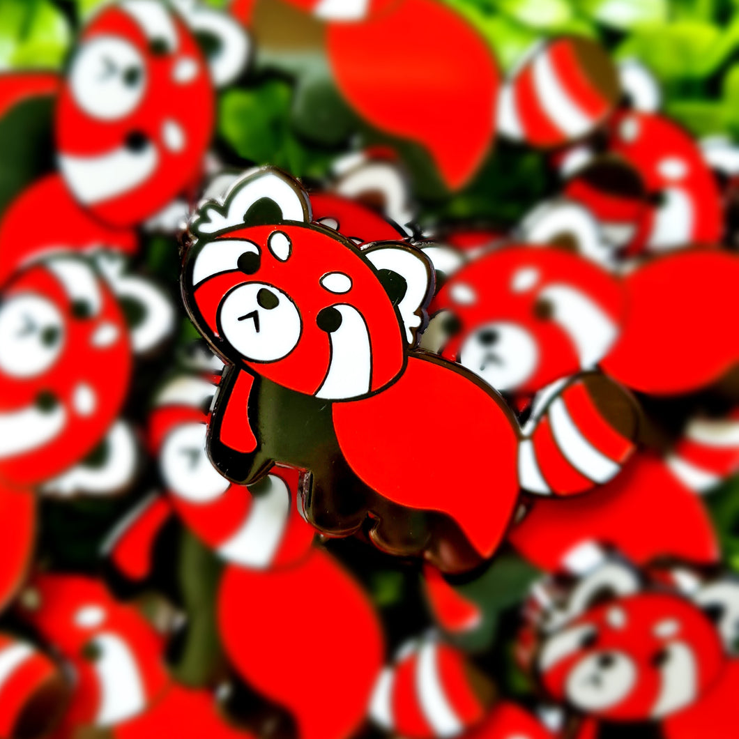 Red Panda Enamel Pin
