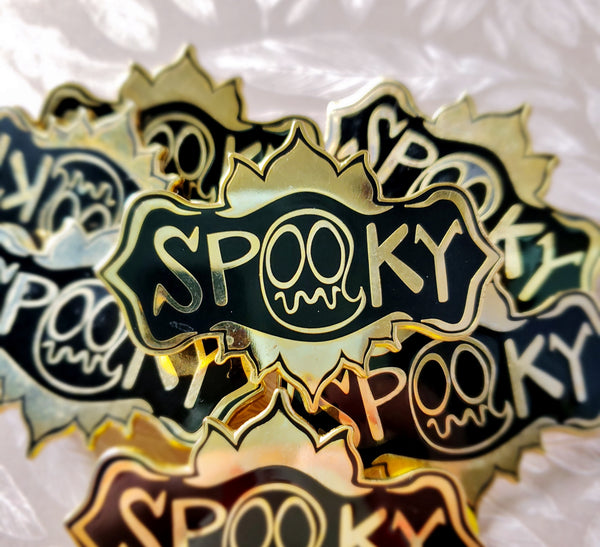 Spooky Enamel Pin