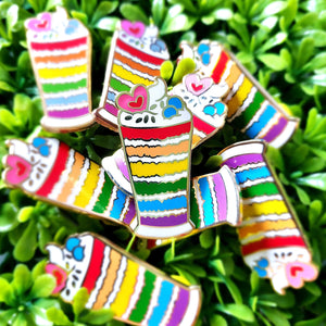 Gay Parfait - Pastry Pride Enamel Pin