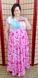 Hiss From A Rose Maxi Skirt with Pockets