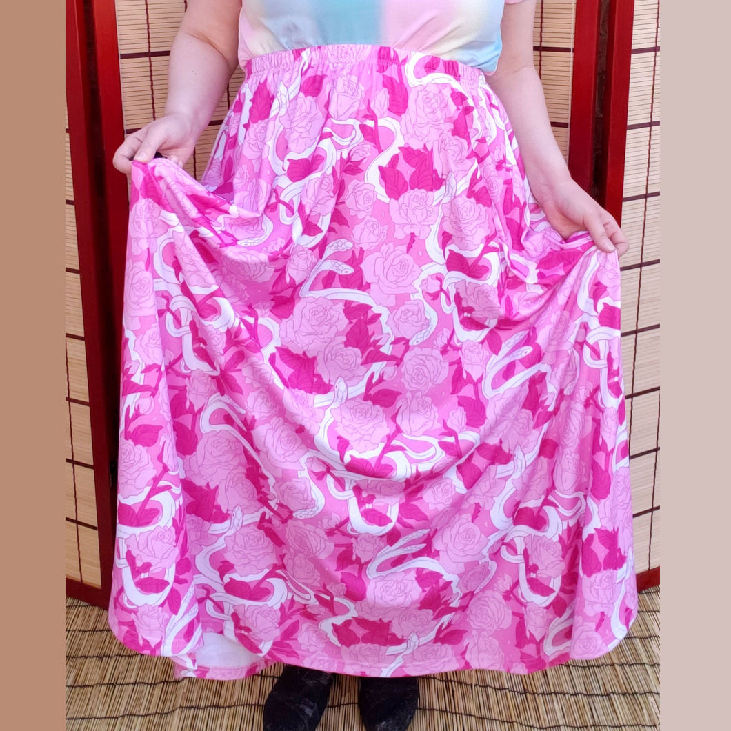 COLLAB: Maya Kern Hiss From A Rose Maxi Skirt with Pockets