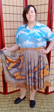 Here There Be Dragons! Midi Skirt With Pockets