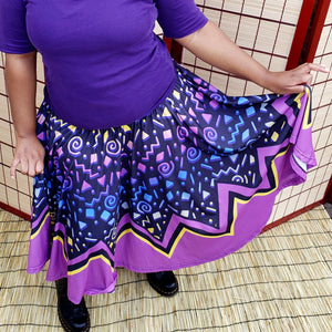 90s Arcade Midi Skirt With Pockets