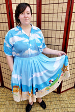 COLLAB: Laughing Bear Pirate's Life Midi Skirt with Pockets