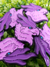 Fluffy Dragon Enamel Pins