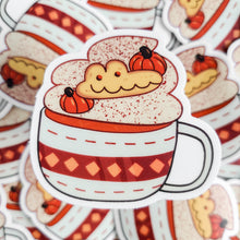 Pumpkin Spice Latte Croc Vinyl Sticker