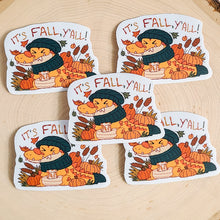 It's Fall Y'all! Crocodile Vinyl Sticker