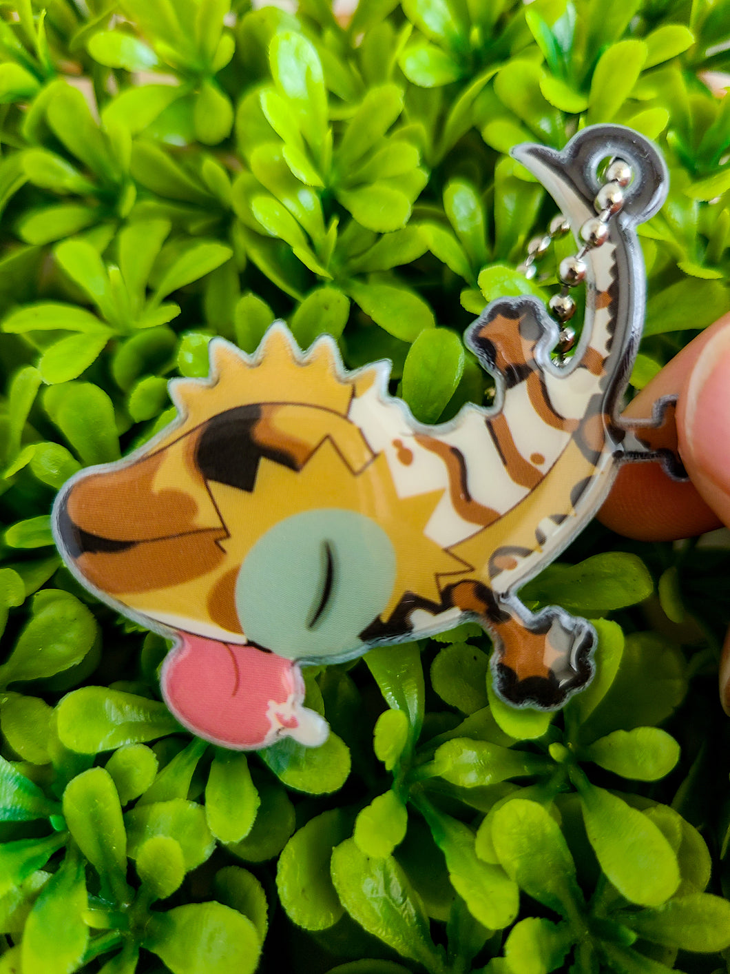 Crested Gecko Puffy Charm