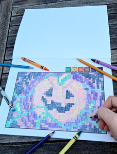 Halloween Pixel Puzzles - Color by Numbers Book