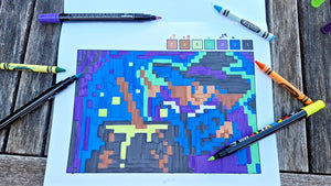 Halloween Pixel Puzzles - Color by Numbers Book