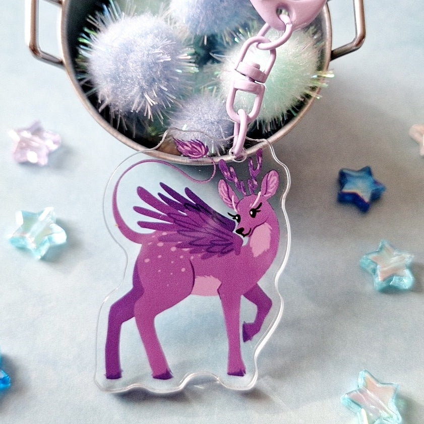 Fairy Deer Acrylic Charm