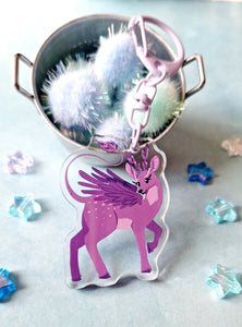 Fairy Deer Acrylic Charm