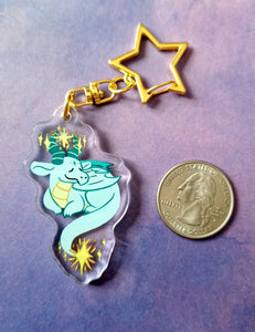 Starlight Dragon Acrylic Charm