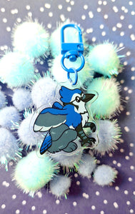 Bluejay Gryphon Acrylic Charm