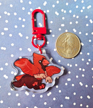 Cardinal Gryphon Acrylic Charm