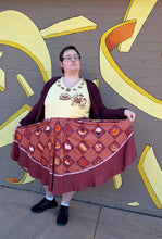 Pixel Bakery Midi Skirt With Pockets