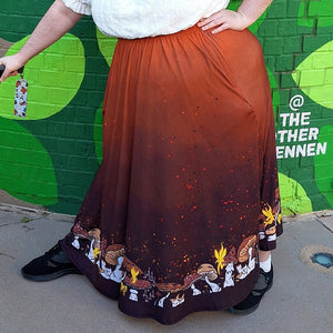 Fairy Ring Maxi Skirt with Pockets