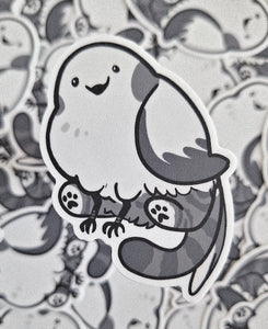 Long-Tailed Tit Gryphon Vinyl Sticker