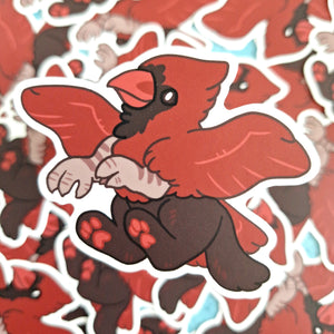 Cardinal Gryphon Vinyl Sticker