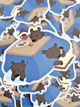 Cozy Kotatsu Bears Vinyl Sticker