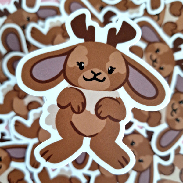 Jackalope Vinyl Sticker