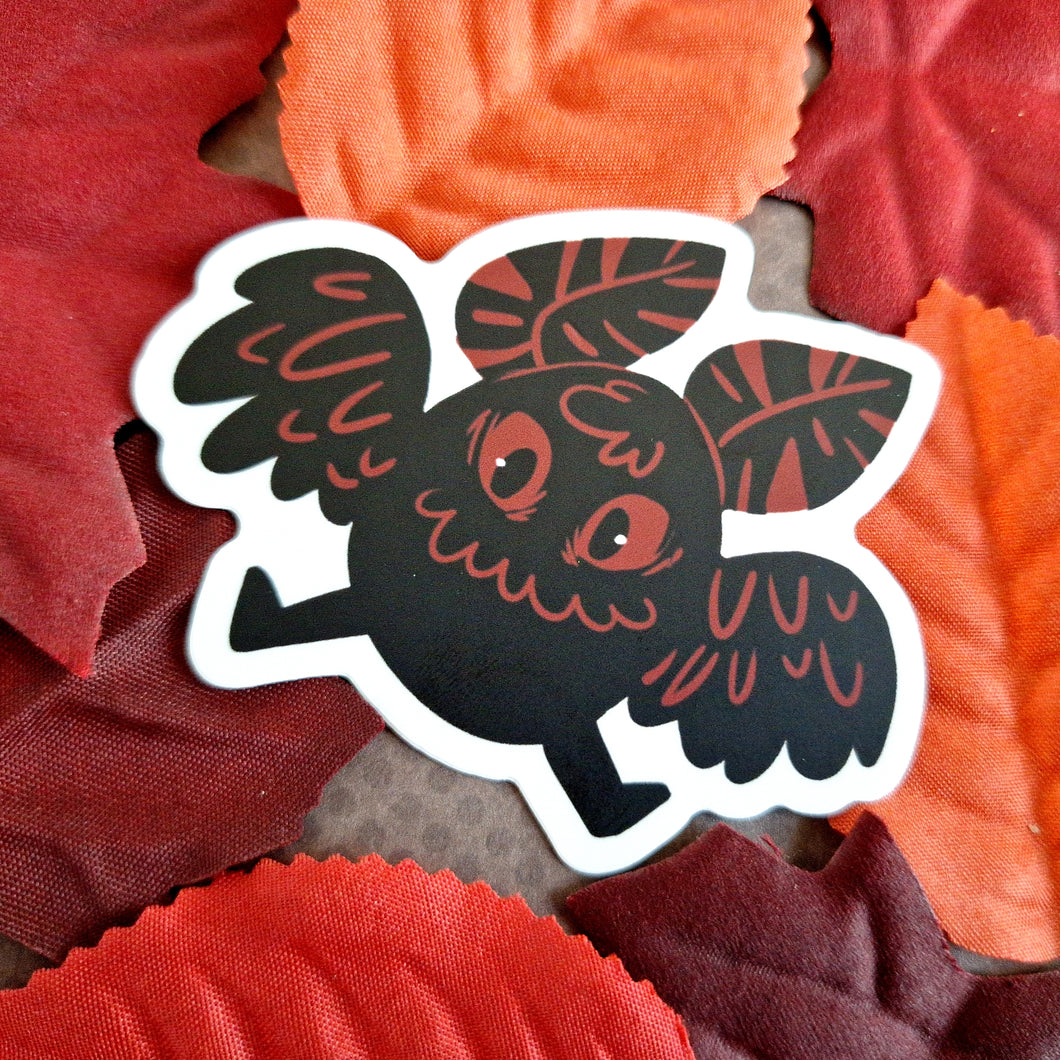 Mothman Bean Vinyl Sticker