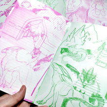 Lenvow - an oc species sketch zine