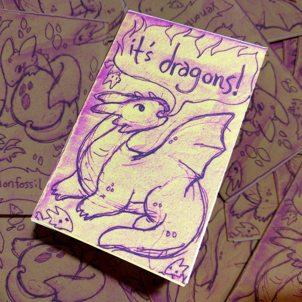 it's dragons! - Mini Sketch Zine
