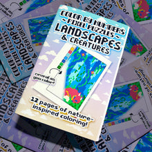 Landscapes & Creatures Pixel Puzzles - Color by Numbers Book