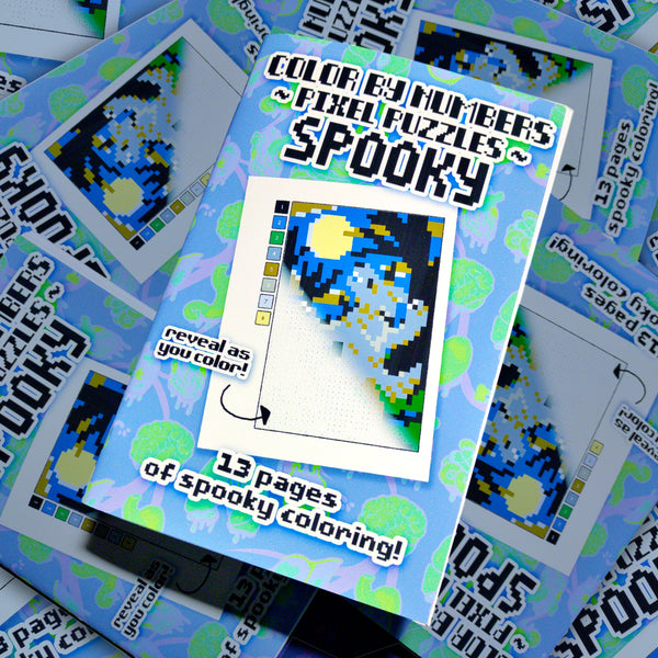 Halloween Pixel Puzzles - Color by Numbers Book