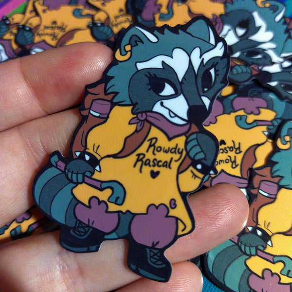 Rowdy Rascal Punk Animal Sticker