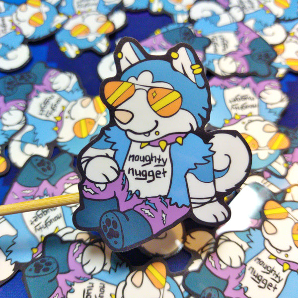 Naughty Nugget Punk Animal Sticker