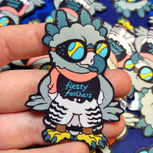 Feisty Feathers Punk Animal Sticker