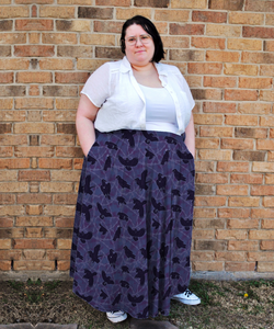 Treasure Hunters Maxi Skirt with Pockets