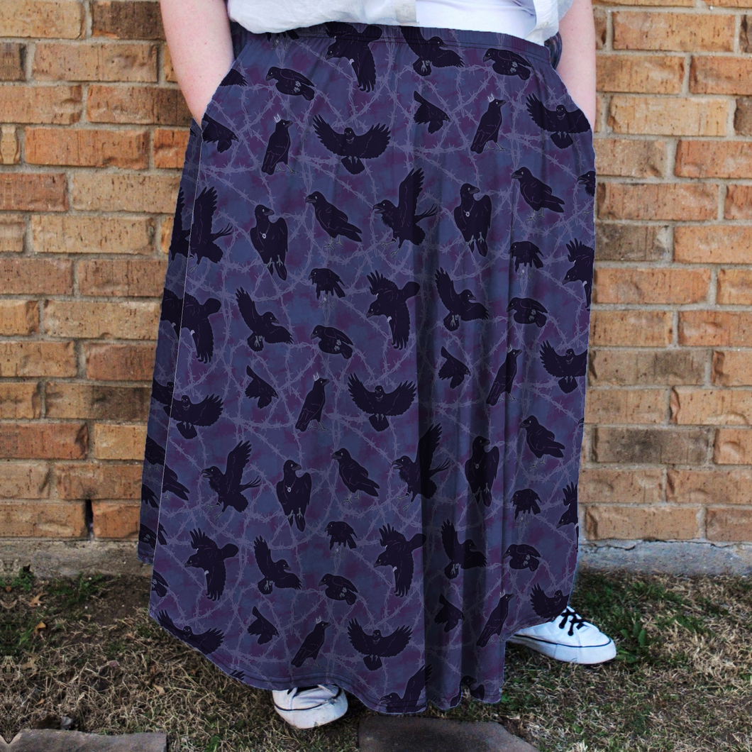 Treasure Hunters Maxi Skirt with Pockets