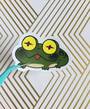 Just A Lil' Frog Vinyl Sticker