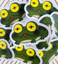 Just A Lil' Frog Vinyl Sticker