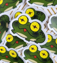 Just A Lil' Frog Vinyl Sticker