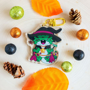 Witch Beardie Acrylic Charm