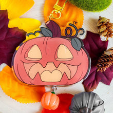 Big Pumpkin Acrylic Charm with Dangly