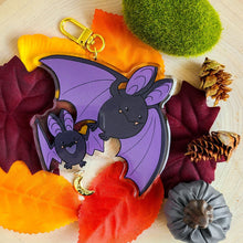 Big Bat Acrylic Charm with Dangly