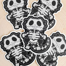 Skeleton Beardie Vinyl Sticker