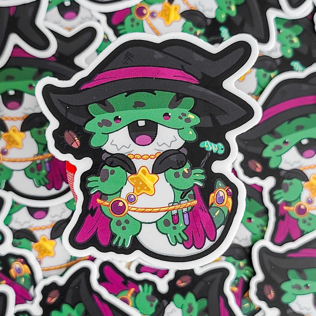 Witch Beardie Vinyl Sticker