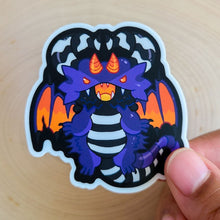 Pumpkin Beardie Vinyl Sticker