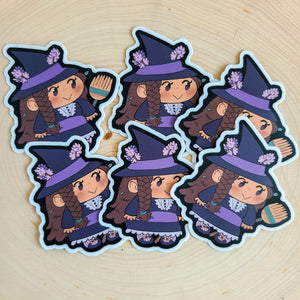 Lil Witch Vinyl Sticker