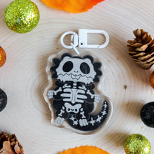 Skeleton Beardie Acrylic Charm