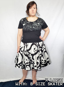 Petticoat for Skirts (Black) - Knee-Length