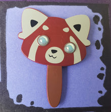 Red Panda Popsicle Enamel Pin